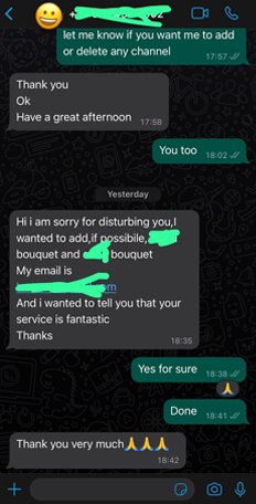 See our testimonials of prime iptv with others