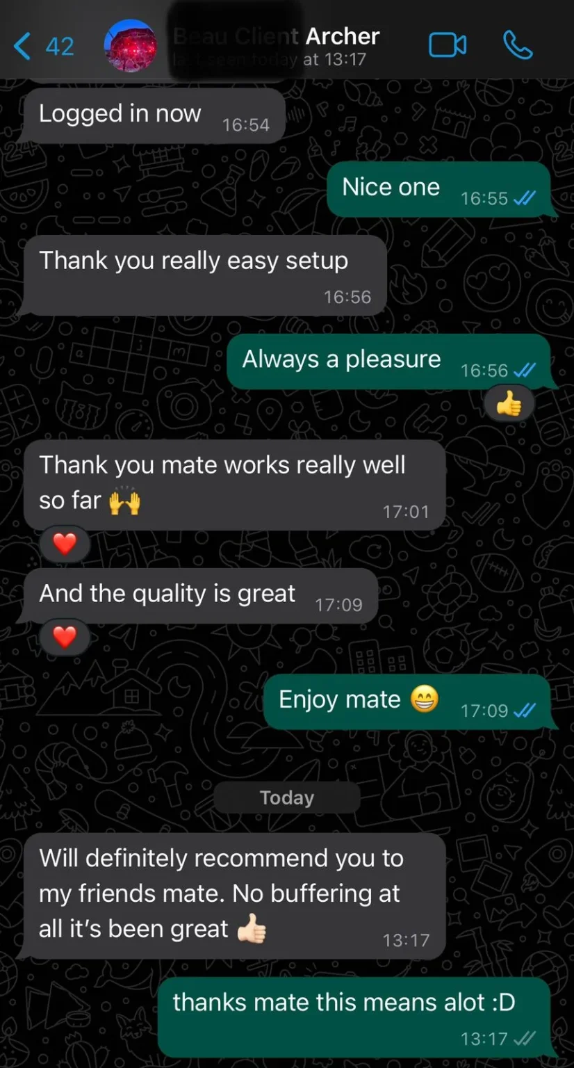 Prime IPTV user feedback about 4K live TV and movies