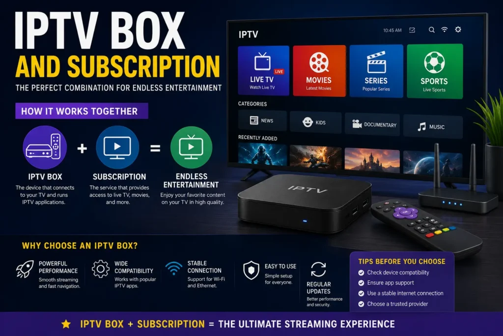 IPTV Box and Subscription: How They Work Together in 2026