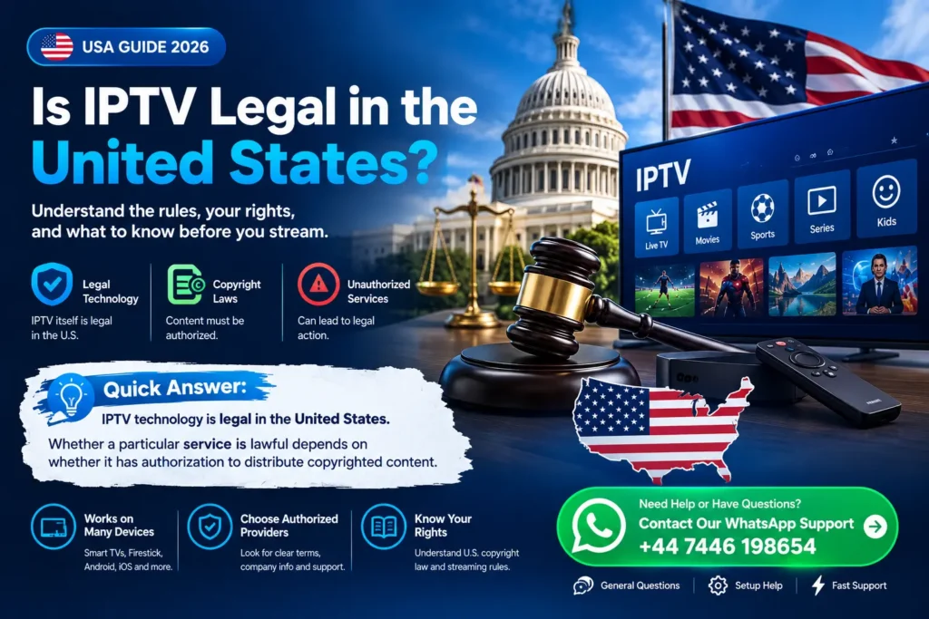 Is IPTV Legal in the United States?